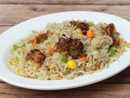 Mutton fried rice